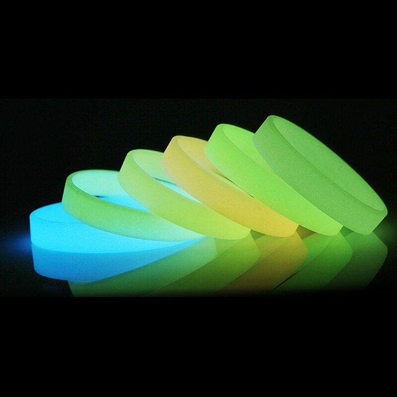 Lichtgevende Hologram Flash Siliconen Armbanden Armband Rubber Armband Vriendschap Wirst Hand Bands Glow In The Dark