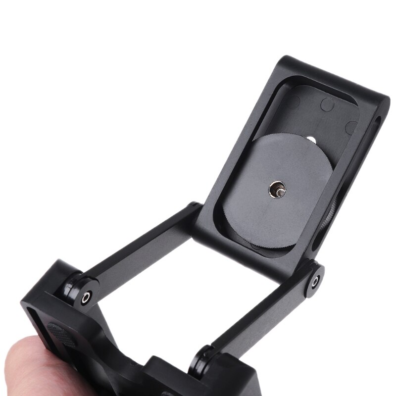Z Flex Tilt Tripod Head Aluminum Alloy Folding Z Tilt Head Quick Release Plate Stand Mount Spirit Level For Phones Camera