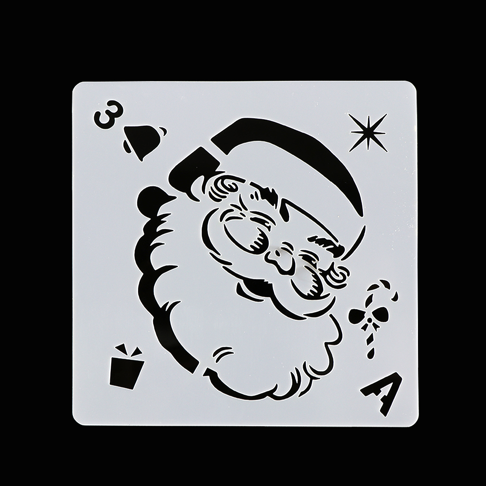 1Pc Christmas Theme Layering Stencils For Walls Painting Scrapbooking Stamp Album Decor Embossing Paper Card Template DIY Craft