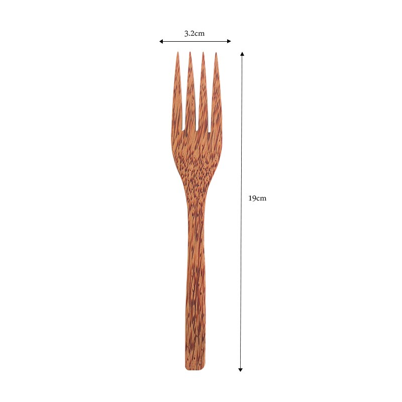 Bol d&#39;alimentation en bois pour bébé, bol incassable et léger, vaisselle pour enfants, aide gratuite, bol en bois de: Coconut wooden Fork