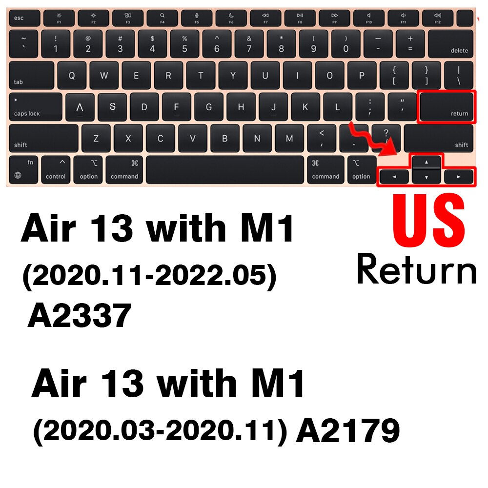 Pokrowiec na klawiaturę Macbook Air 13 M2 Pro 13 M1 Pro 14 16 Max silikonowe etui ochronne A2337 A2338 A2442 A2779 A2681 A2485: Beżowy