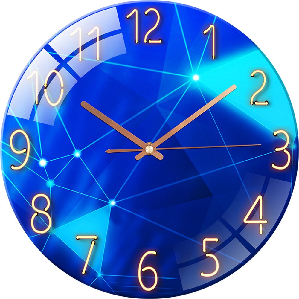 Quiet Round Fruit Wall Clock Kitchen Home Decor Water droplets Modern 3D Clocks for Living Room Decoration Accessories: 4 30cm