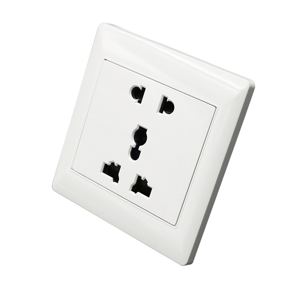 1PCS Universal 5 Hole Electric AC Power Outlet Panel Plate Wall Charger Dock Socket Electrical Sockets