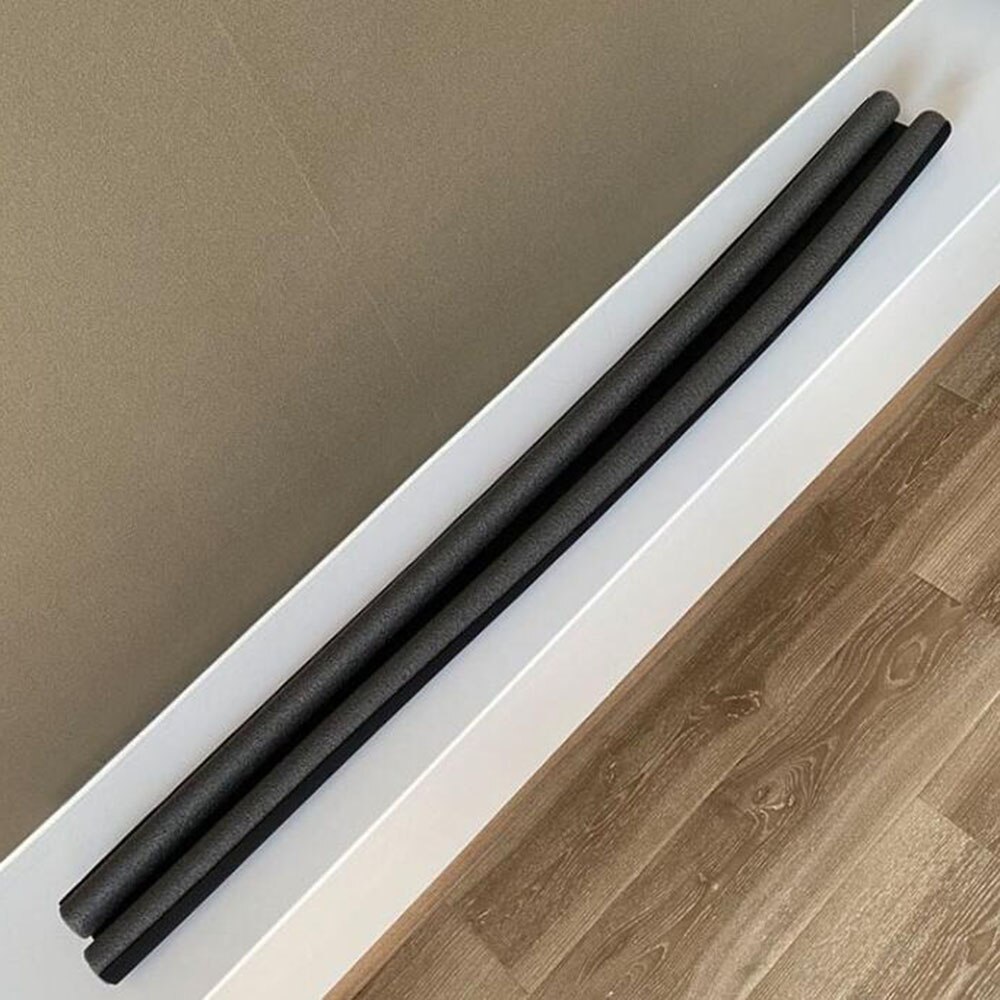 Deur Scheuren En Deur Bodem Afdichting Strips Sound-Proof Deur En Raam Kloof Lijm Strips Wind-Proof En warmte-Proof Sticker: BLACK