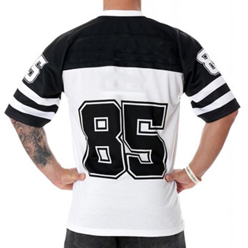 Camiseta holgada de manga corta con estampado para hombre, ropa deportiva masculina de secado rápido, elástica, para baloncesto y gimnasio, de verano, talla XXL