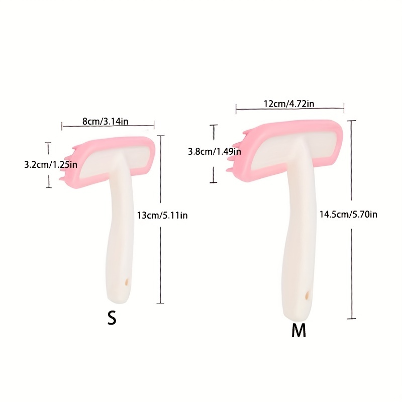 Peigne d'épilation de Massage détachable pour lapin, Chinchilla, chat et marmotte, fournitures de toilettage, brosse pour animaux de compagnie, 1 pièce