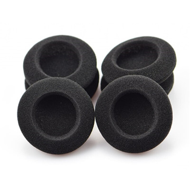 5 par 60mm/2.4 &quot; erstatning skum øreputer pute til logitech  h600 h330 h340/ aiwa hp -cn5/ labtec akser 502 headset svart