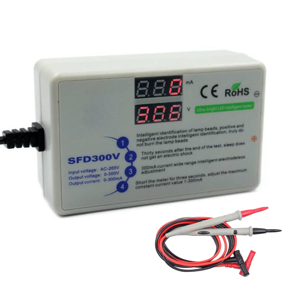 LED Backlight Tester 0-300V Output Repair Tool Measurement Digital Display Home Auto Identification With Meter Pen TV Lamp Bead