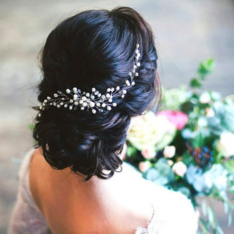 Patroon Haarspeld Mooie Bruid Hoofddeksels Trouwjurk Haar Kam Foto Ornamenten Charmante Bruid Haar Sieraden Verkoop