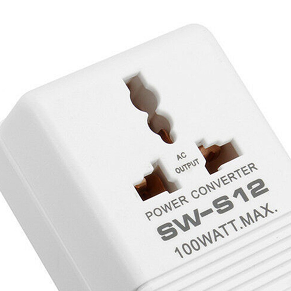 Nützliche S12 AC 110V zu 220V 100W Schritt hoch & Nieder Dual Spannung Konverter Transformator Für Reise