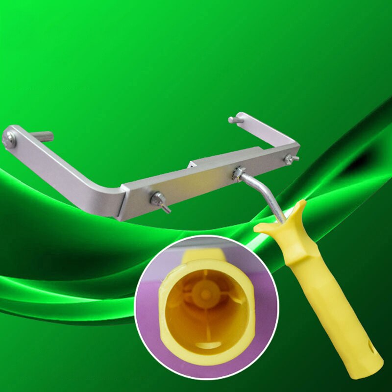 Adjustable Paint Roller Frame, 12-Inch to 20-Inch, Aluminum Alloy, with Plastic Handle, for Large Area Brushing, Ceiling, Wall