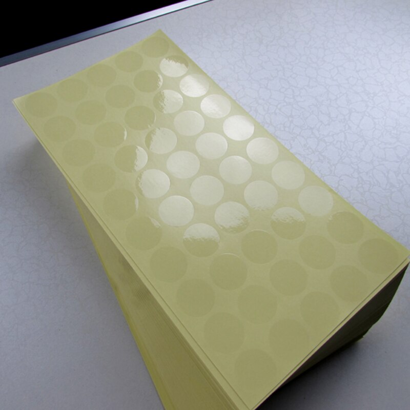 216Pcs Round Clear PVC Sticker Scrapbooking Labels Seal Sticker for Package and Evenlope DIY Self-Adhesive Sticker 3cm