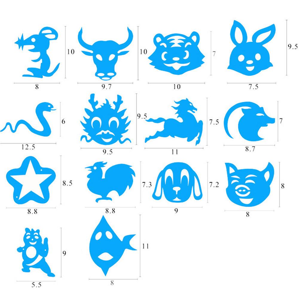 Salon DIY Hairstyling Hair Tattooing Template Hair Trimmer Carved Coloring Pattern Stencil Dye Coating Board Rookie