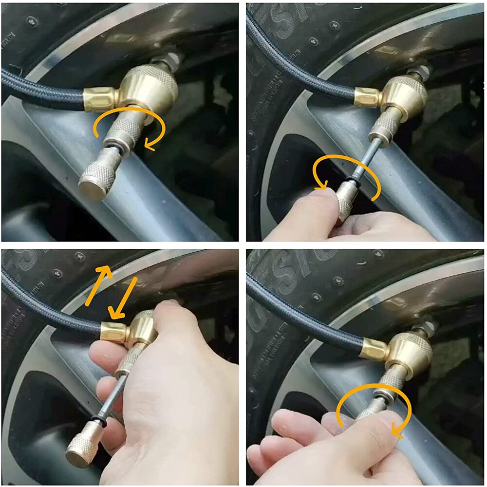 2 in 1 Professionelle Reifen Schnelle Deflator Manometer 75Psi mit Speziellen Spannfutter für 4X4 Große Offroad Reifen