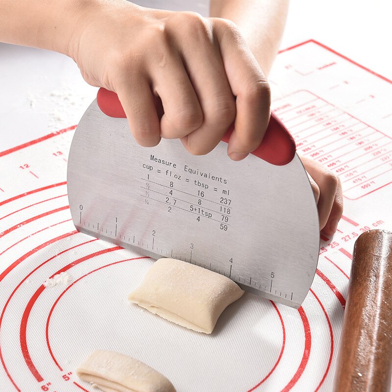 Keuken Gadgets Cutter Halve Cirkel Met Schaal Bakken Meel Cutter Rvs Multi Functie Snijden Mes Mes