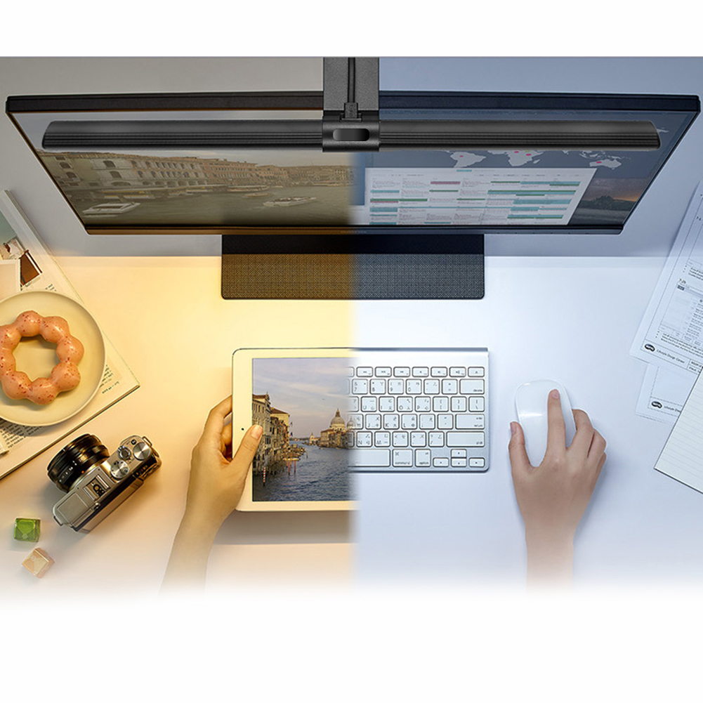 5V USB LED Dimmable Table Lamp Monitor Laptop Screen Soft Lights Light Bar Eye Protection Reading Dimmer Clip-on Desk Lamps
