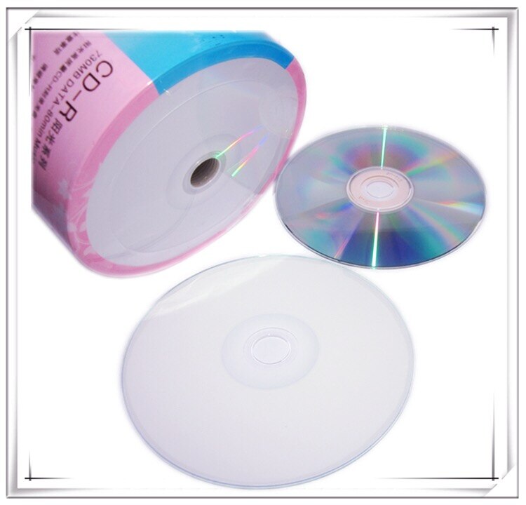 10 levyä + tyhjä tulostettava 52x tyhjä 700mb cd-r-levyä