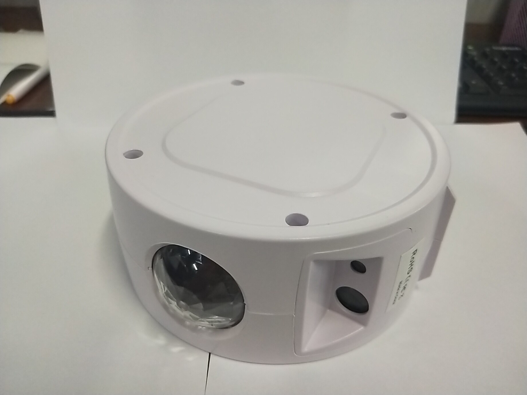 Ciel étoilé projecteur lumière LED nébuleuse nuage veilleuse commande vocale océan agitant la lumière Rotation Projection lampe pour enfants