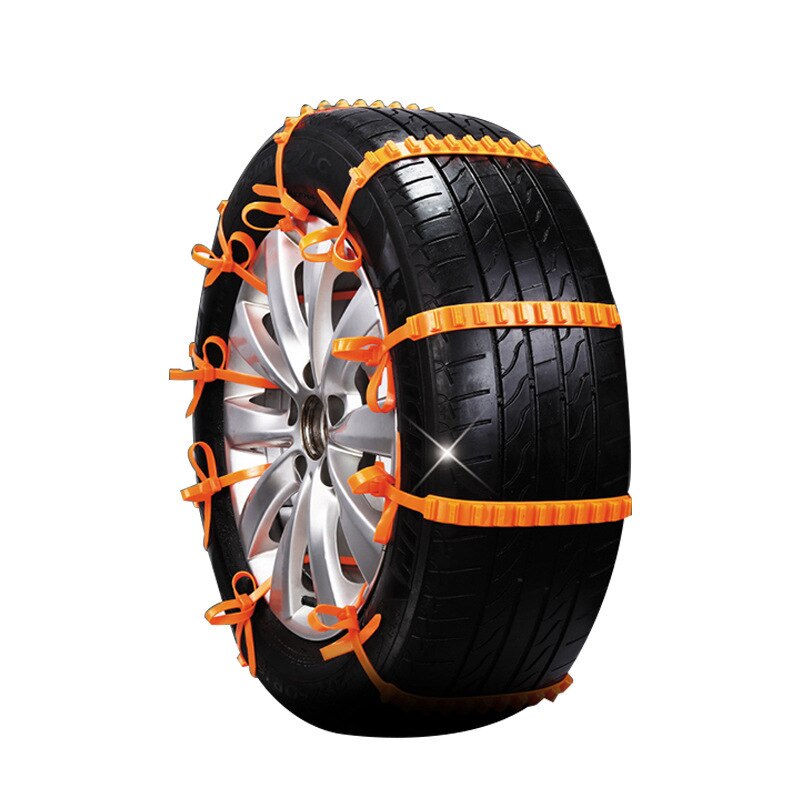 1PCS Car Tire Anti-skid Strap Vehicle Tyre Non-slip Zip Grip Strip for Snow Ice Mud Prevention Car Tyre Attachment