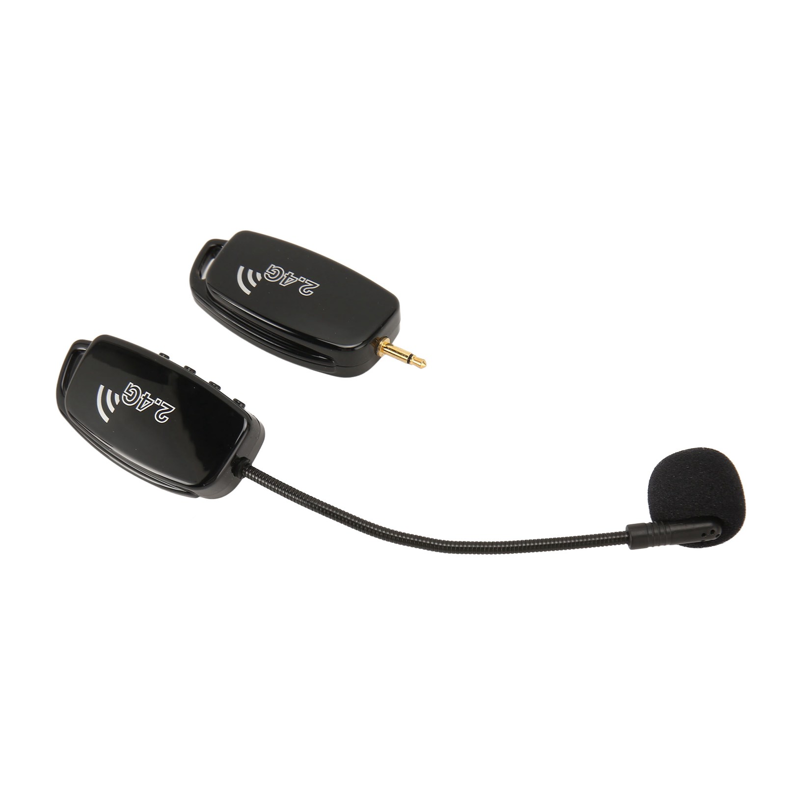 Erhu Microphone 2.4G Wireless Noise Reduction Violin Microphone Pickup with 3.5mm to 6.35mm Adapter for Audio Equipments