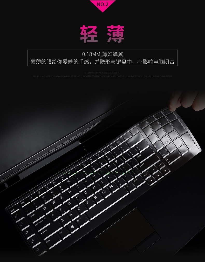High Clear TPU Keyboard Skin Cover Protector For Dell Alienware 17 R3 Area-51m M17 M15 Gaming 17r5 15r4 r3 17.3 15.6 inch Laptop