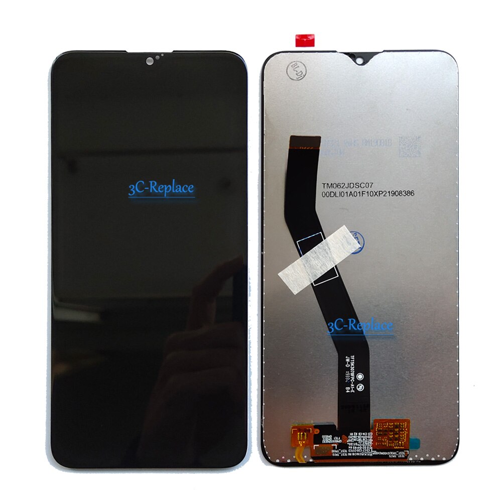 Black 6.2 inch For Xiaomi Redmi 8 / Redmi 8A Global LCD DIsplay Touch Screen Digitizer Assembly Replacement / With Frame: Black no Frame