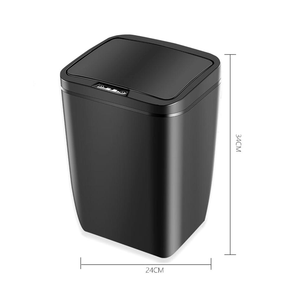 Automatic Touchless Trash Can Intelligent Induction Motion Sensor Trash Can Eco-friendly Recycle Bin Kitchen Garbage Car Trash