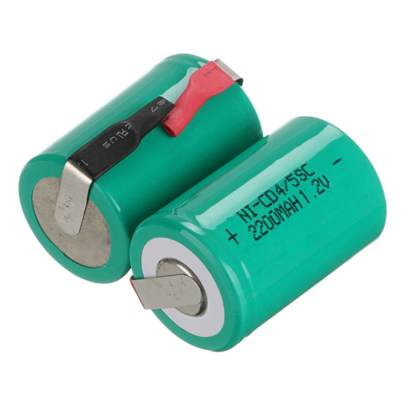 GTF 1/2/6/10/20pcs 4/5 Sub C SC Ni-Cd 2200mAh 1.2V Rechargeable Battery Flat Top For Shaves And Emergency Lighting Batteria SC