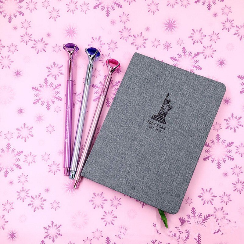 Ballpoint Pen Big Gem Metal Ball Pen With Large Diamond Magical Pen School Office Supplies Students Awards Writing