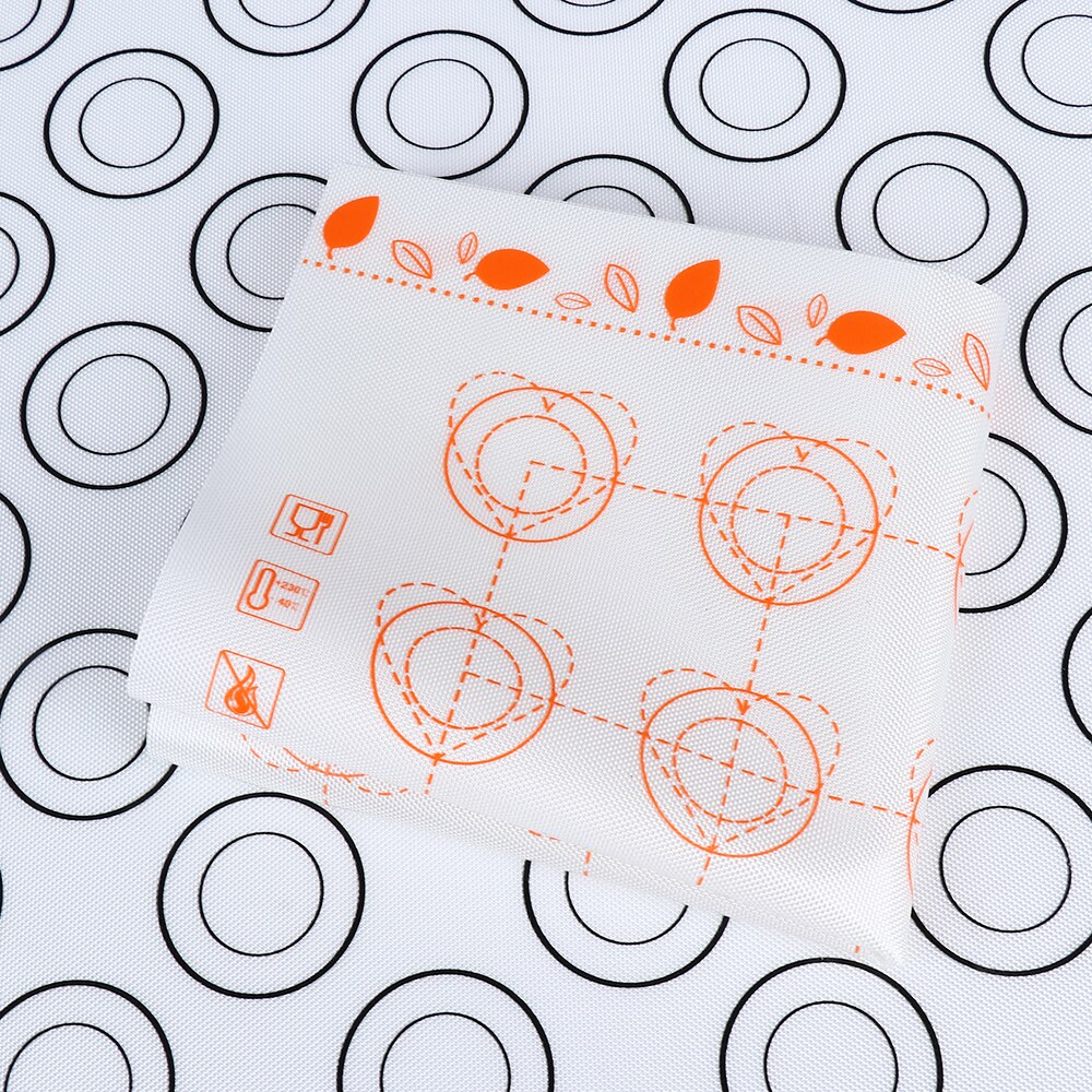 Siliconen Cake Sheet Rolling Pad Food Grade Macaron Bakken Mat Non Stick Kneden Deeg Bakvormen Oven Gebak Koken Gereedschap