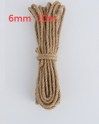 1 rollo de cuerda de cáñamo yute Natural de 25/50/100/200m, decoración del hogar, estilo Retro, cuerda decorativa para manualidades DIY, cuerda decorativa de 1-14mm de diámetro hecha a mano