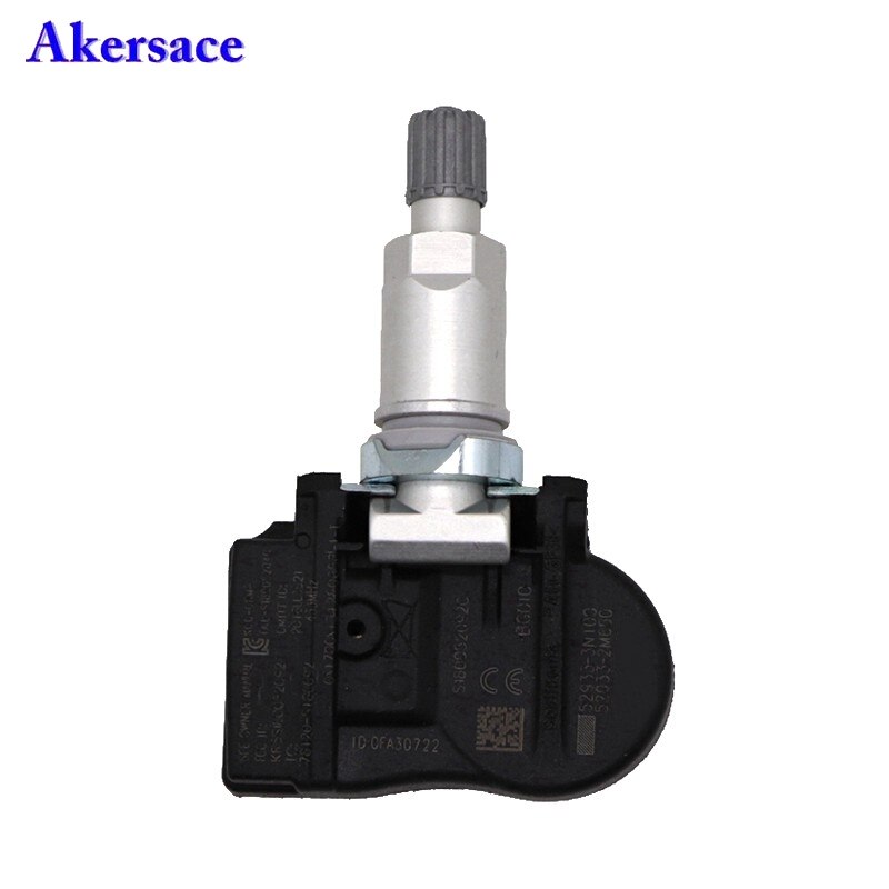 52933-3N100 52933-2M650 Bandenspanning Sensor Voor Hyundai Accent Voor Kia 529333N100 Bandenspanning Monitor Sensor Systemen 433Mhz