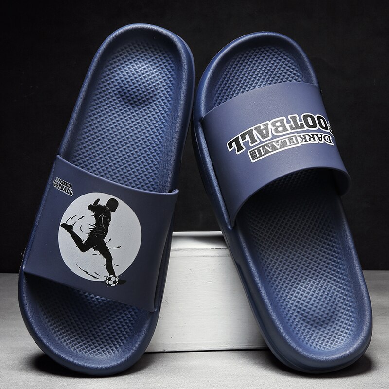 Summer Mens Foot Massage Football King Slippers Accupressure Home Indoor Men Slides Slide Slipper Sleepers House Room
