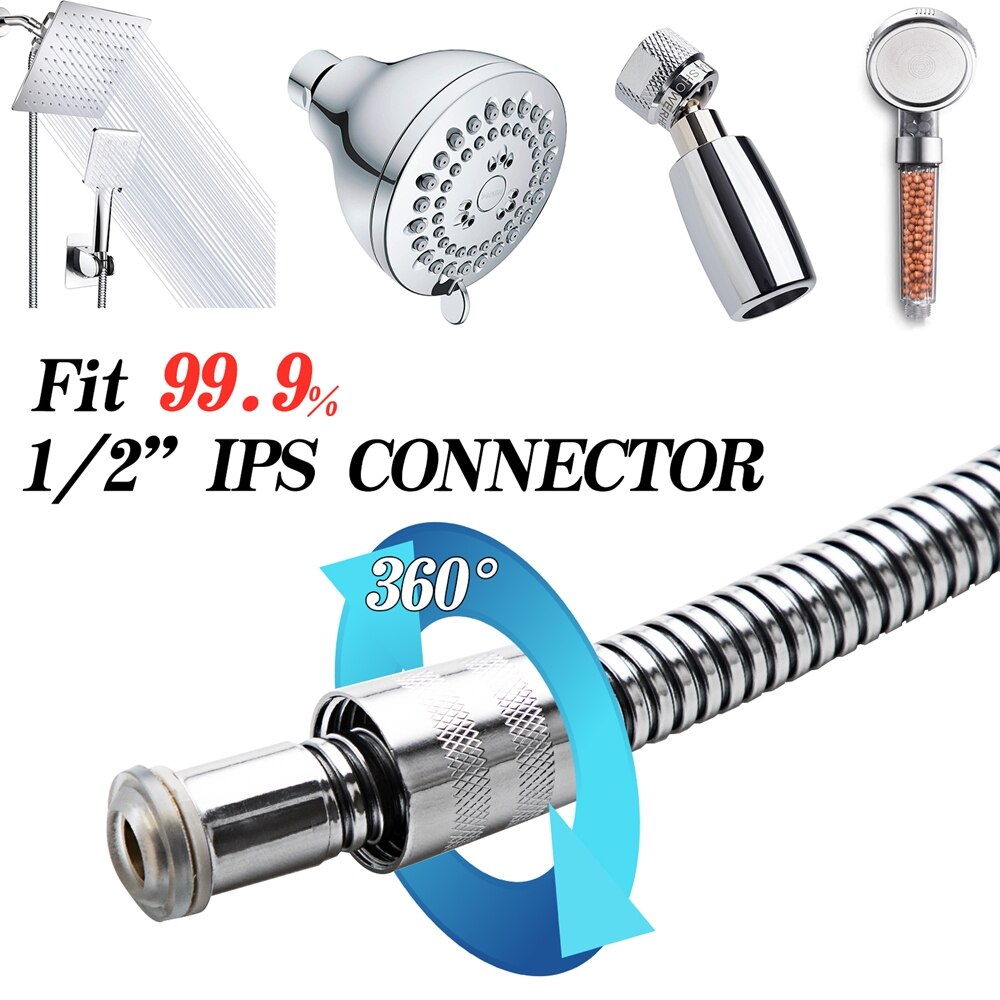 Stainless Steel Shower Hose Pipes Fittings Shower holder Water Pipe For Bath Shower head Bathroom Accessories