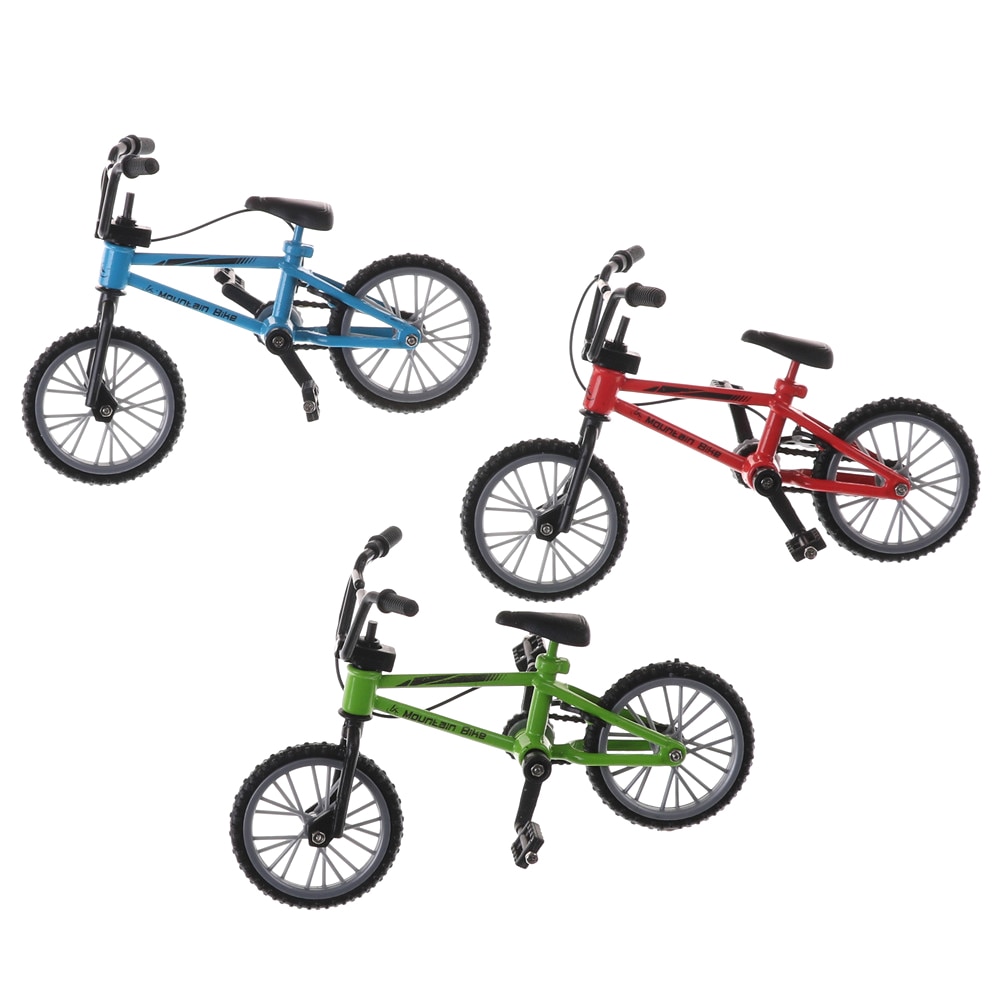 GRAPPIGE Mini Vinger Bmx Speelgoed Mountainbike BMX Fixie Fiets Vinger Scooter Speelgoed Spel Pak Kinderen Volwassen Rood Groen Blauw
