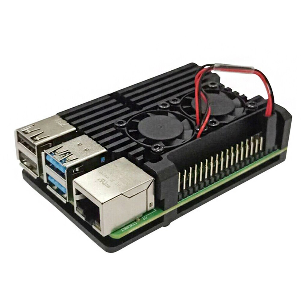Behuizing Cover Installeren Aluminium Signal Tool Duurzame Beschermende Case Box Behuizing Shell Praktisch Voor Raspberry Pi 4B