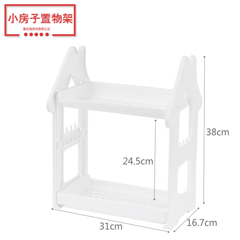 Shampoo Holder For Shower Organization Bathroom Shelves Storage Rack Over The Toilet Cabinet Bathroom Accessories Organizer: White 2