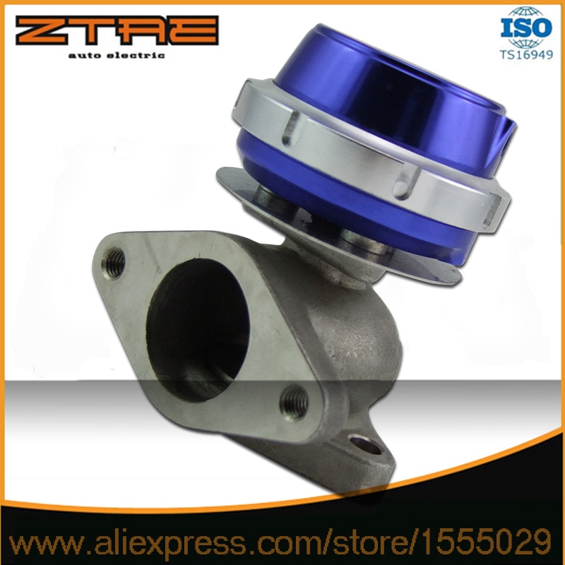 Universal Blue turbo waste gate Suitable 38MM External Wastegate Turbo Wastegate For All Turbocharged Vehicles