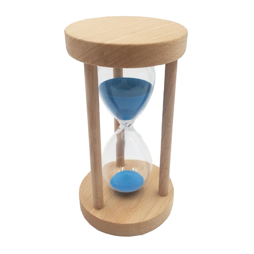10 15 30 Minuten Zandloper Timer Houten Ingelijst Zandloper Zandloper Klok Keuken Gereedschap Thuis Kantoor Tafel Decor Math Speelgoed: blue 30 MIN