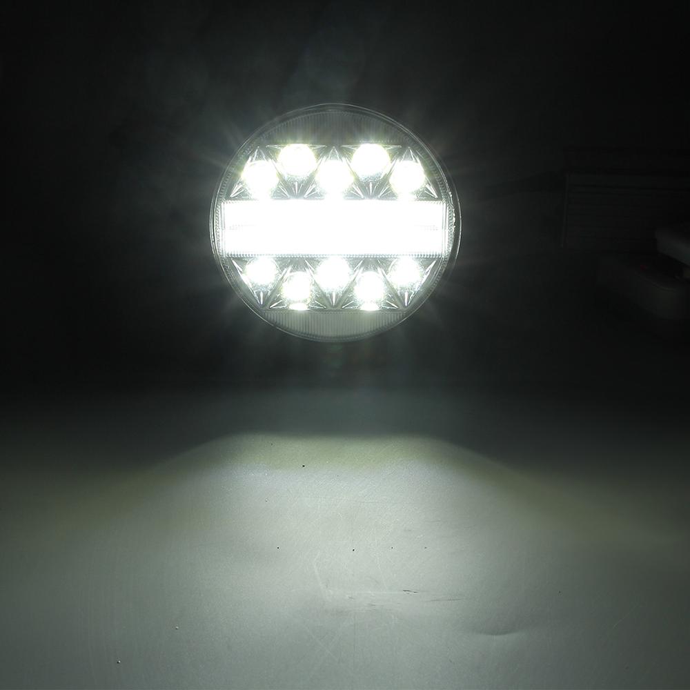 4Inch Round Truck Waterproof Ultra-Thin Off-Road Vehicle Spotlight LED Flashing Working Light