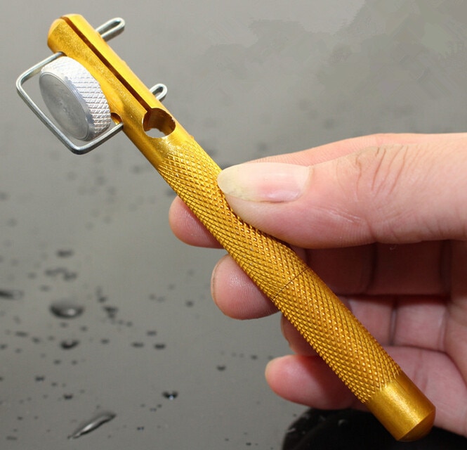 Vislijn knoopapparaat van aluminiumlegering vishaak knoopapparaat sublijn binder kleine haken knopen gereedschap