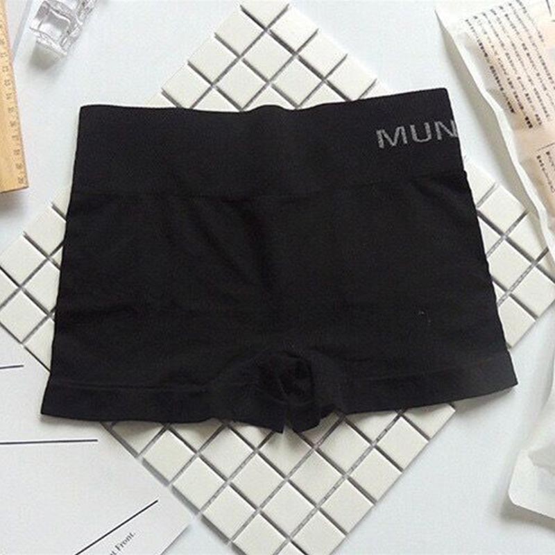 Free Size Soft 1PC Panty Comfortable Brief Pants Female Graceful MUNAFIE Women Safety Pants Underwear Party: Black