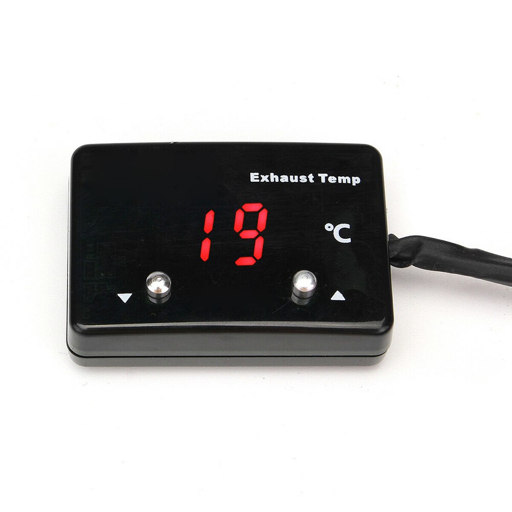 12V Exhaust Gas Temp Gauge Digital LED Pointer EGT Temperature Meter With Sensor