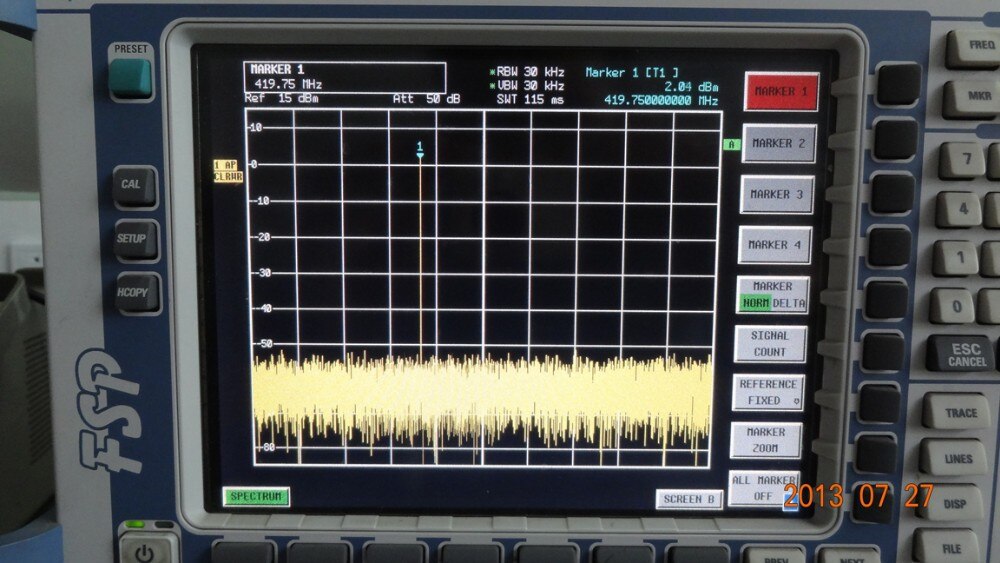 1 pcs 433 MHZ VCO signal source