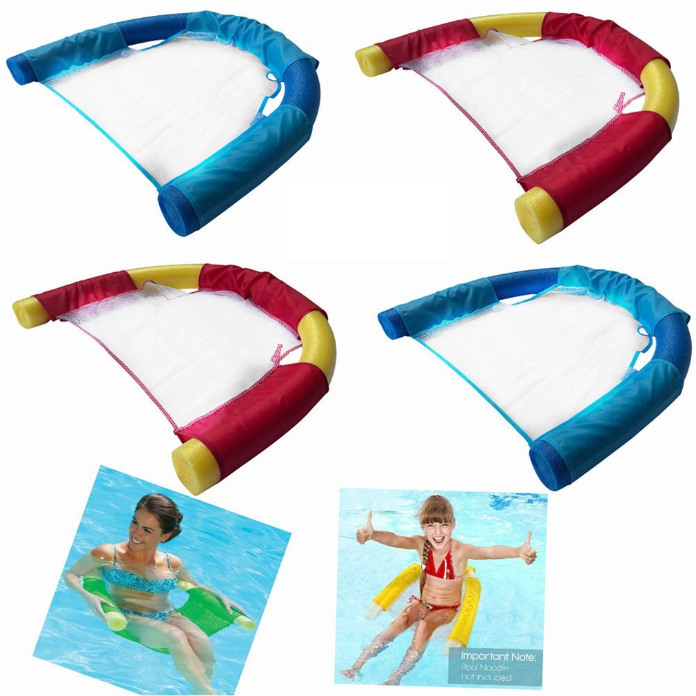 Svømning flydende stol pool barn voksen seng sæde vand flydering lys strand ring pool tilbehør