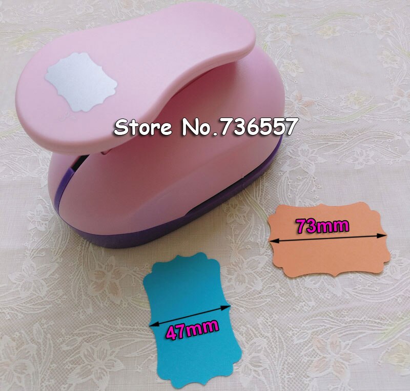 Free ship 2pcs Polygon 3" craft punch set Punch Craft Geometry Scrapbooking Hole Puncher Tag Shaped Punches: 1pc style 2