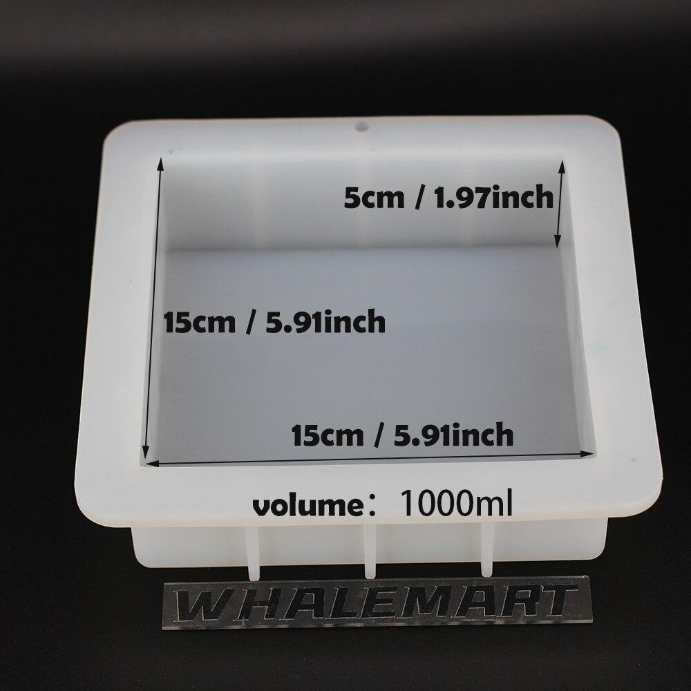 Maken Zeep Maken Levert Kits Set Professionele Silicone Mold Gereedschap Met Maatbeker En Roerder: 1100ml Silicone Mold