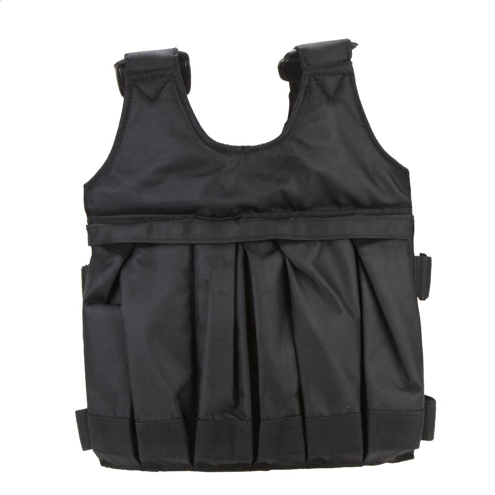 20kg/50kg Loading Weighted Vest For Boxing Training Workout Fitness Equipment Adjustable Waistcoat Jacket Sand Clothing Training