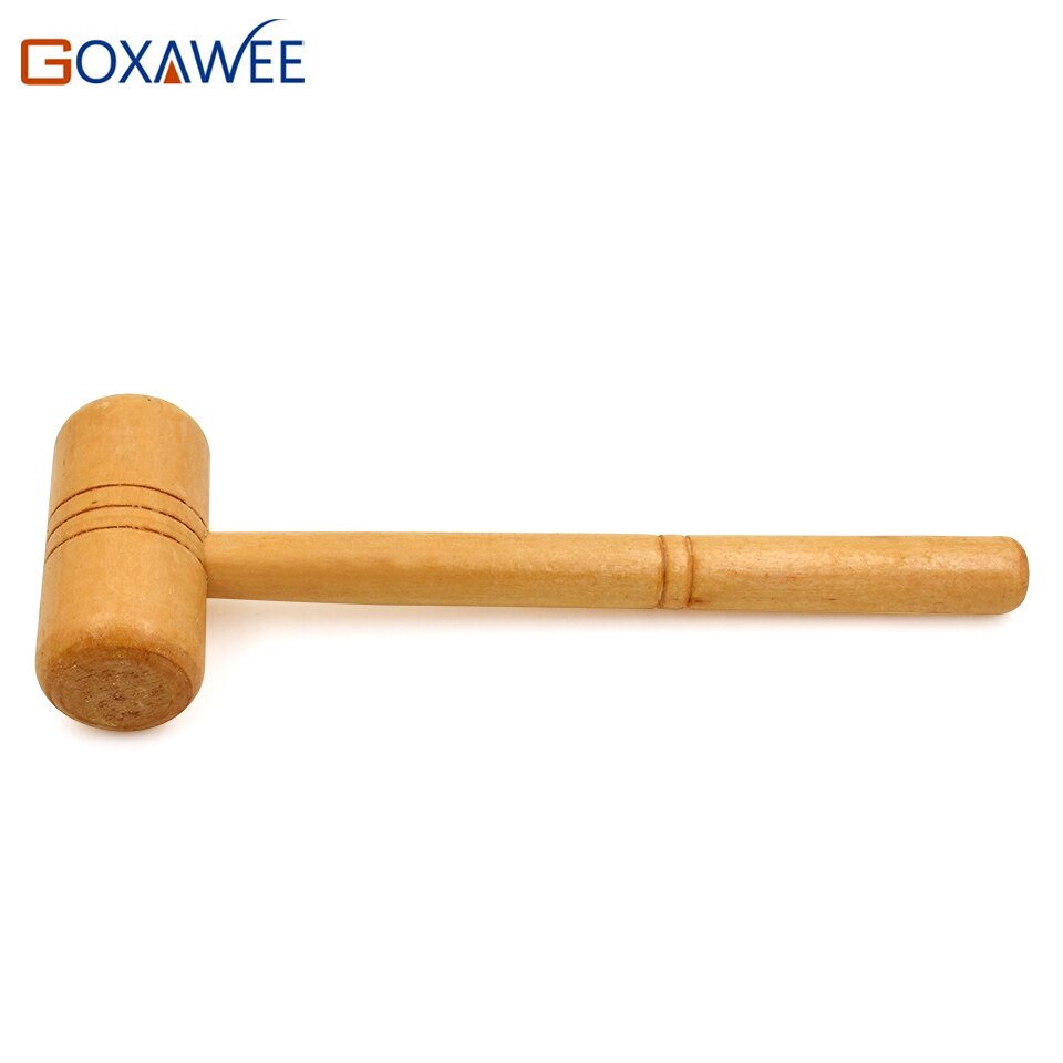 Goxawee 1Pc Houten Hamer Veilig Power Verminderd Multi-purpose Hand Hamer Gereedschap Voor Hardware Reparatie Sieraden Diy Gereedschap