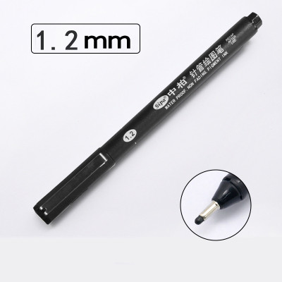 1Pc Sipa Drawing Pen Fineliner Ultra fine line marker ink black 005 01 02 03 05 08 Micron drawing Pen art Marker set: black